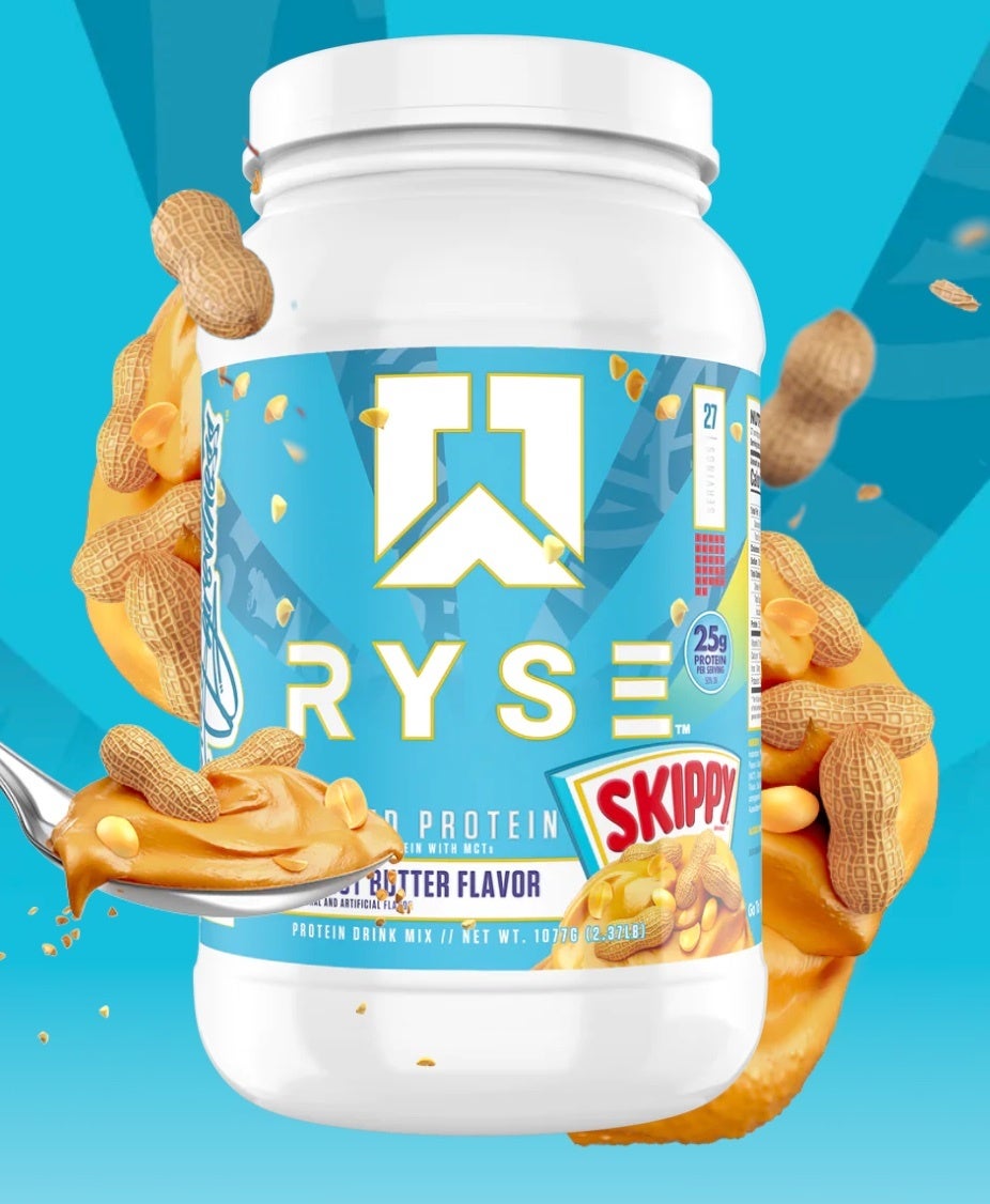 RYSE Loaded Protein SKIPPY Peanut Butter 27 svgs Max Muscle Clackamas